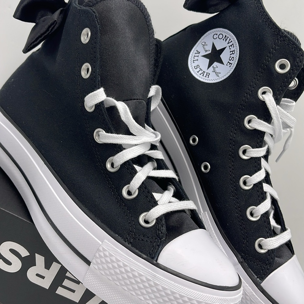 Converse WMNS CTAS LIFT HI
BLACK/WHITE/BLACK А14828C Platforms Sneakers - Picture 4 of 16